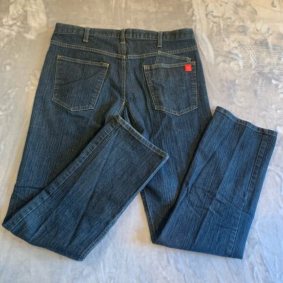 Chi Jeans SF Women's 12 (3)‎ Denim Dark Denim Straight Leg Diamond Crotch (0365) - Picture 13 of 13